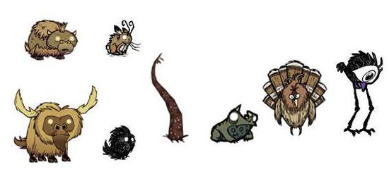 饥荒前期生物攻略_饥荒生物特点作用玩法解析_饥荒游戏专题解说