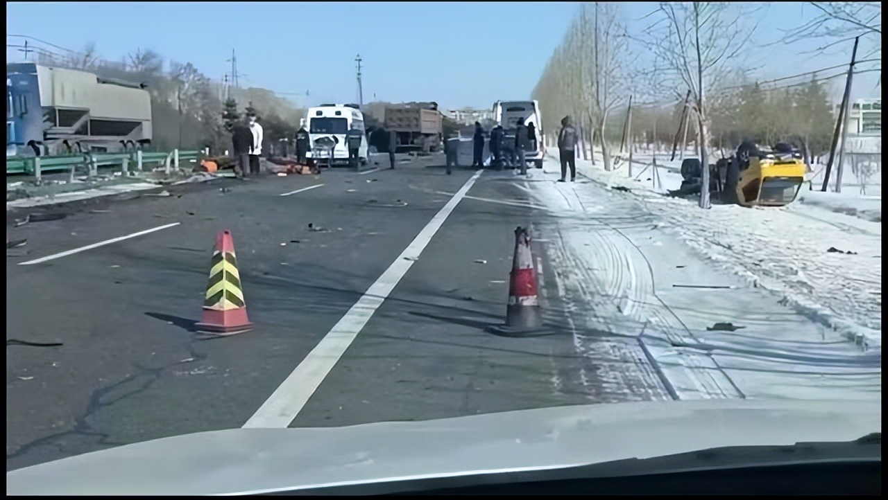 鹤岗车祸 养路工人 死亡事故_黑龙江汤原车祸