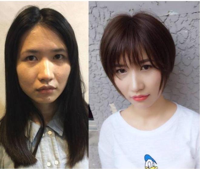 换发型技巧_短发层次处理_美图秀秀在线使用可以换发型的