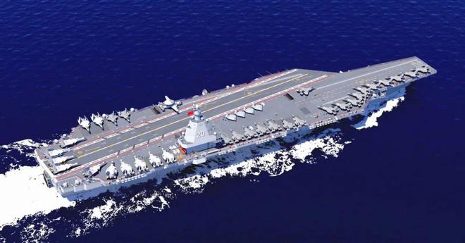 中国第5艘航母现身！首次采用核动力 20号舰在大连21号在上海开工