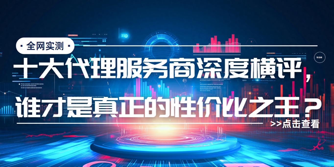 全网实测！十大代理服务商深度横评，谁才是真正的性价比之王？