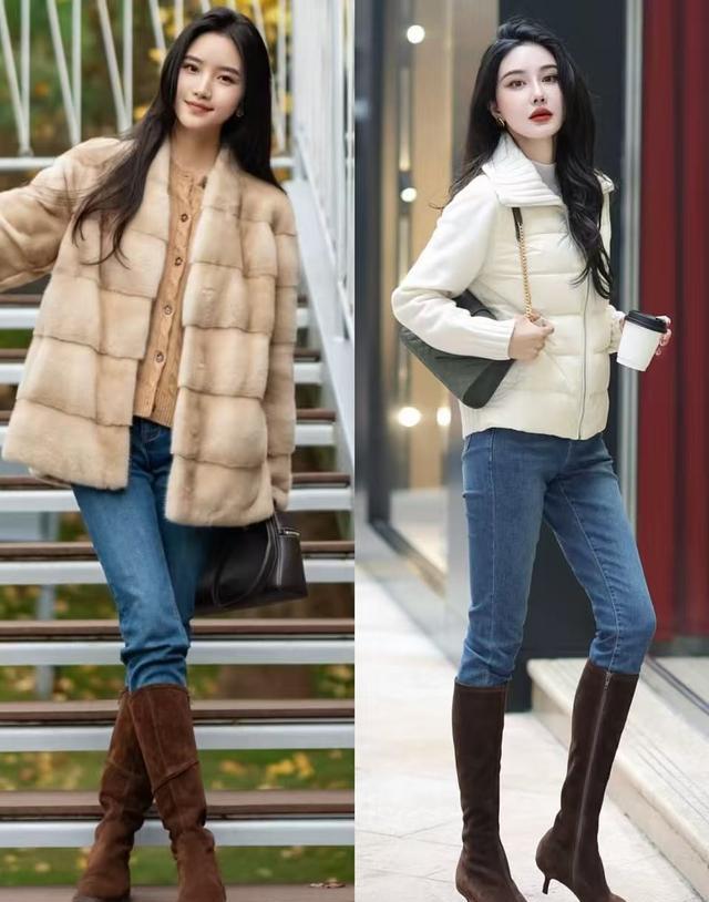 麂皮靴怎么穿好看_麂皮靴穿搭技巧_切客而靴