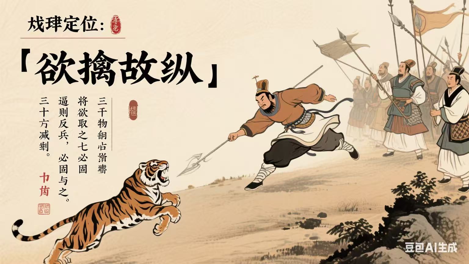 心理操控战术分析_三十六计生活应用实例_欲擒故纵策略应用