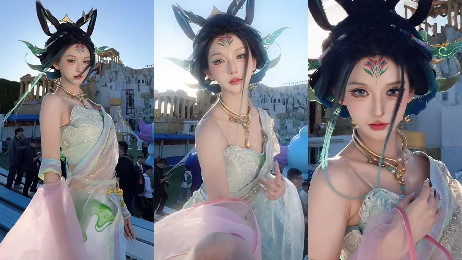 coser古风造型_游戏新闻 美女_王者荣耀线下活动