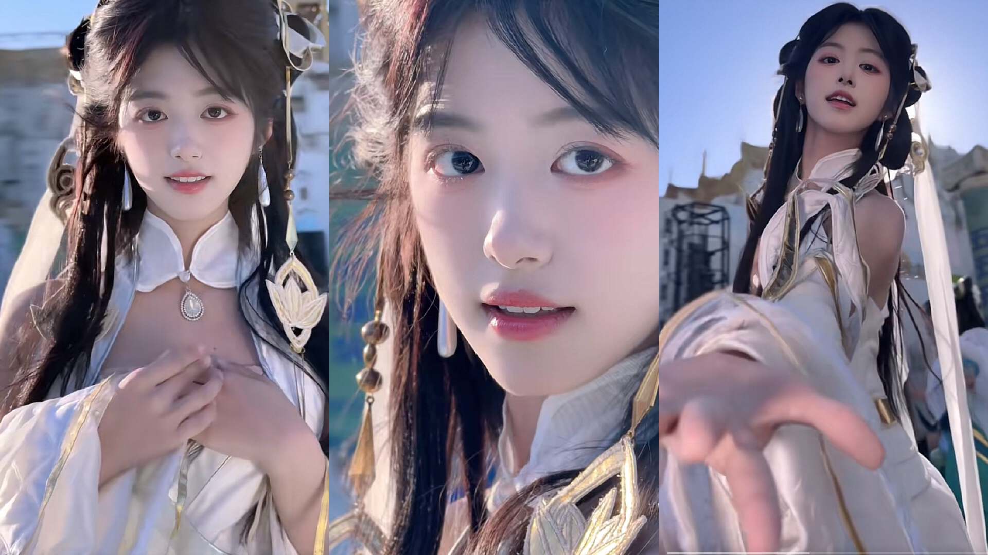 游戏新闻 美女_王者荣耀线下活动_coser古风造型