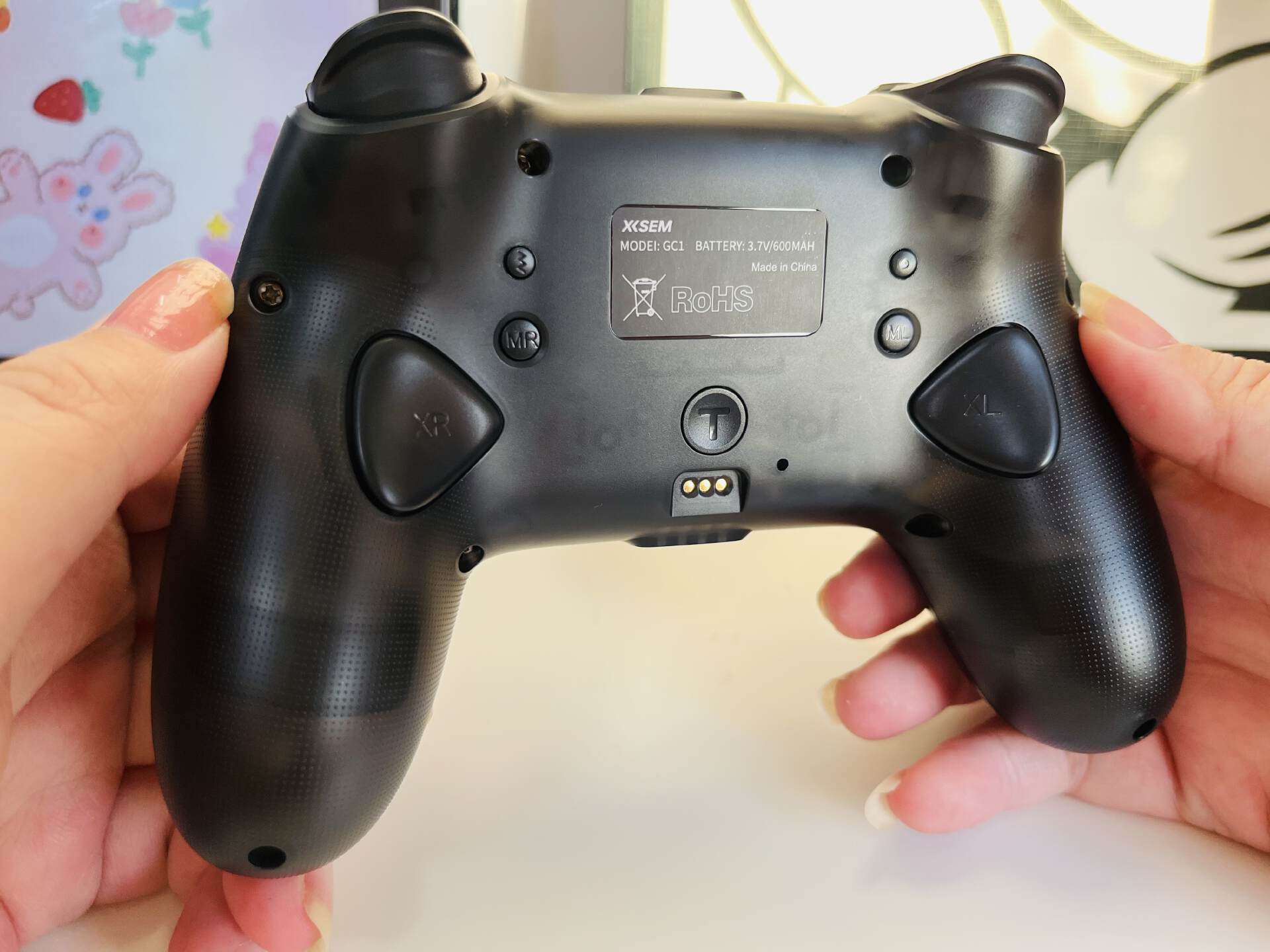 手柄玩格斗_手柄握持舒适防滑体验_西圣GC1游戏手柄