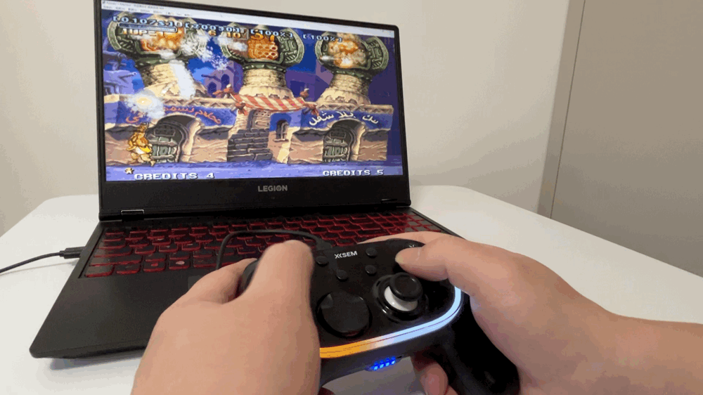 手柄玩格斗_手柄握持舒适防滑体验_西圣GC1游戏手柄