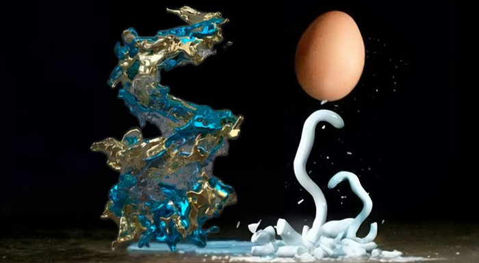 非牛顿流体生活应用_非牛顿流体特性 口香糖开椰子 剪切增稠现象