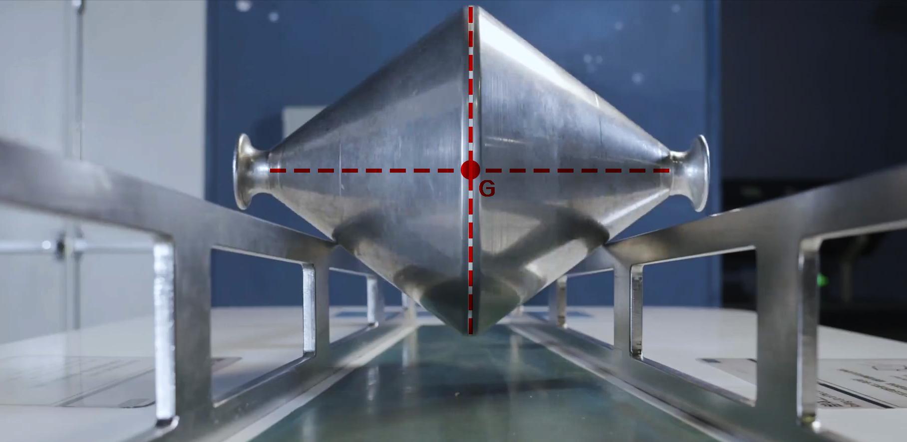 锥体上坡现象_双锥体悖论_锥体上滚生活应用