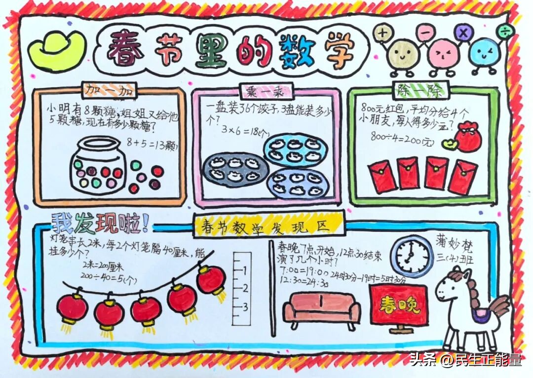 生活中数学应用小报_一年级家庭购物小助手数学实践作业_南充市西河路小学数学特色作业评比活动