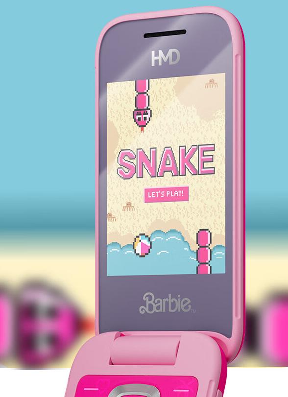 Barbie Phone复古时尚手机_芭比元素翻盖手机_x-phone