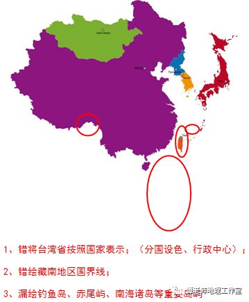 国家版图意识教育_中国地图奇葩看法_中国地图公鸡日本虫子