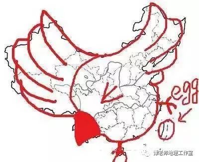 国家版图意识教育_中国地图奇葩看法_中国地图公鸡日本虫子