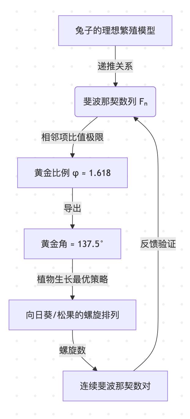 斐波那契数列生活应用_黄金比例向日葵螺旋排列_斐波那契数列兔子繁殖模型