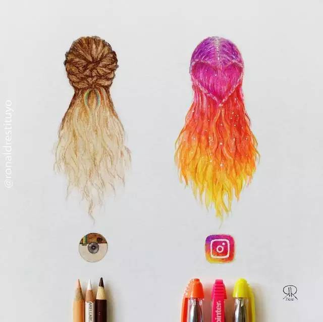 设计师重新诠释instagramlogo_instagram新logo负面评价_美拍logo图片