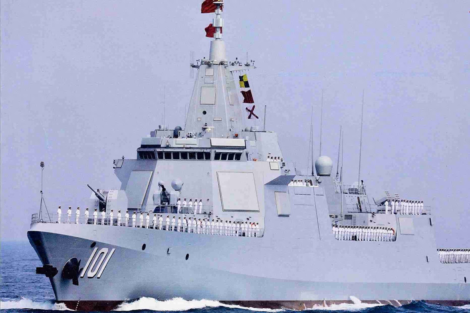 pg下载麻将胡了 第二批055已在建造，或将安装全电动力电磁炮，战力全面升级